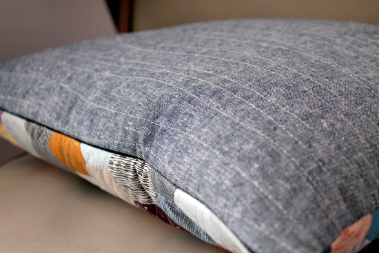 My "Carolyn Friedlander's Favorites" Quilted EPP Hexie Pillow {an Art School Dropout's life}