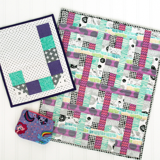 Schnitzel & Boo Mini Quilt Swap Round 3: The Quilt I Received {an Art School Dropout's life}