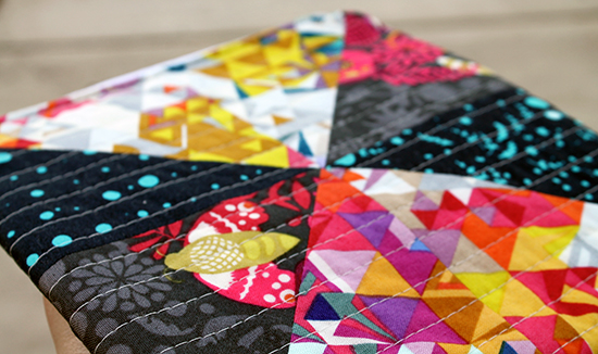 Alison Glass Mini Quilt Swap: The Pieces I Made {an Art School Dropout's life} Mini Quilt Swap Zipper Pouch
