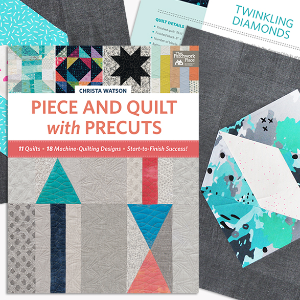 Piece and Quilt with Precuts Blog Hop (an Art School Dropout's life}